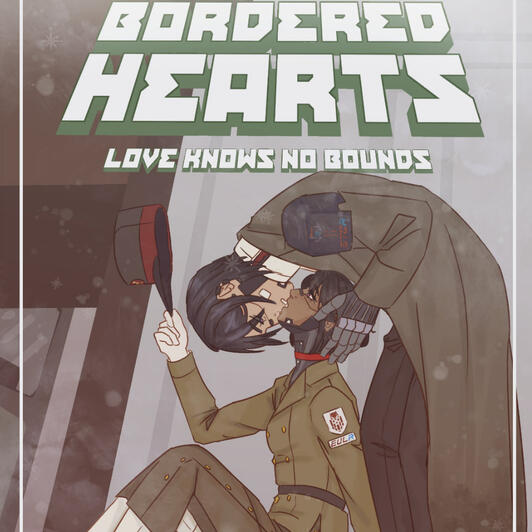 bordered hearts